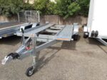 Remorque porte-voiture 1800 kg – Plateau 385 × 185 cm – Simple essieu – Image 2